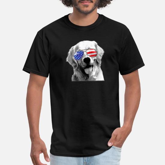 Patriotic Golden Retriever Dog wear 
